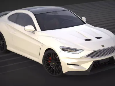 vehicle sports car 3D model