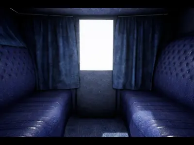 The Carriage 1 Low-poly 3D model