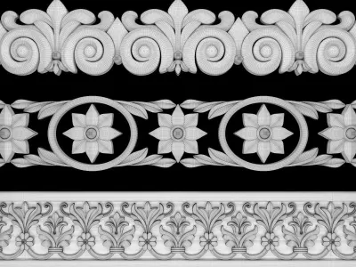 Path Ornament Pack 20 3D model