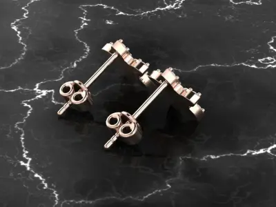 Jewelry Earring 3D print model