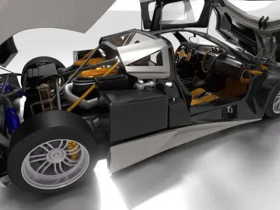 Pagani Huayra 3D model