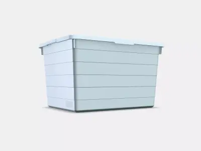 SOCKERBIT Box with lid 1 3D model