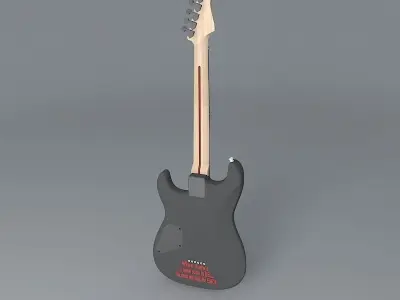 Dawn of the Dead guitar Free 3D model