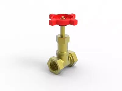 RATED NEEDLE VALVE 3D print model