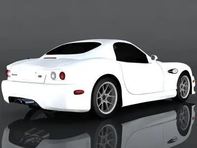 Panoz Esperante GTLM Low-poly 3D model