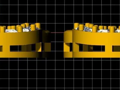 Drop Earrings 3dm file Free 3D print model