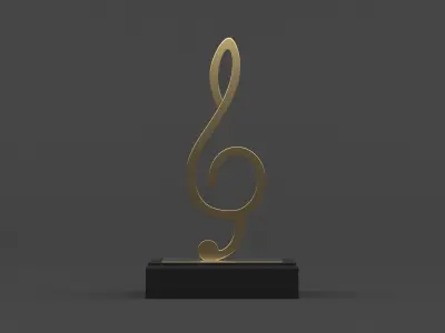 Trophy Cups 3D model 18