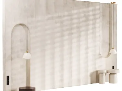 Decorative Wall panel  18 3D model