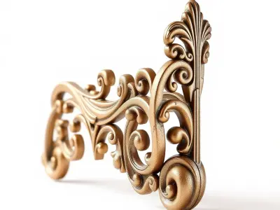Ornate Decorative Element Model Pack Low-poly 3D model