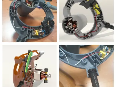 Electric Air Blower  3D print model