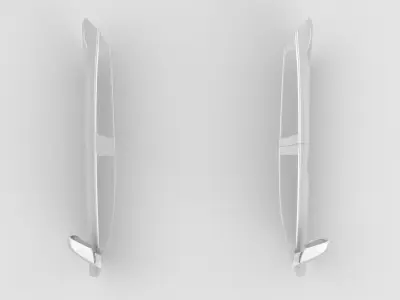 CIVIC TYPE R FK8 Doors Exterior Surface Model - 3D Laser-Scanned 3D model