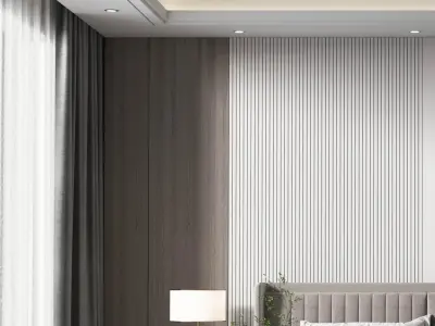 decoration villa bedroom Modern Home 3D model