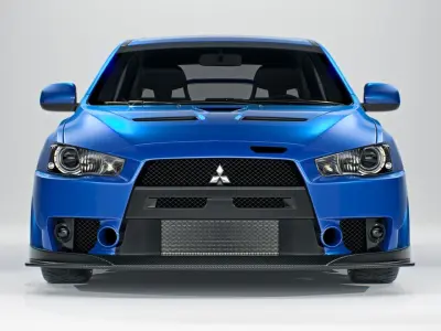 Mitsubishi Lancer Evolution X FQ-440 MR 3D model