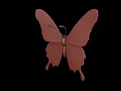 Butterfly Animal Sculpture 3D print model purchase