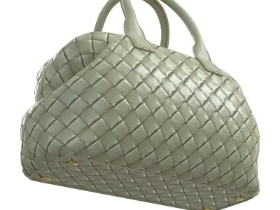 Bottega Veneta Bauletto Intrecciato Bag Low-poly 3D model