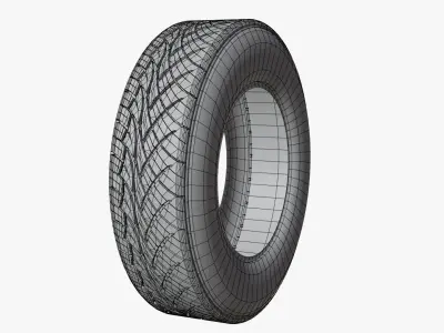 car tire for simple 3D model