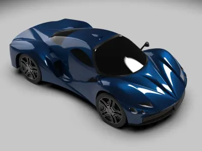 Concept car 3D print model