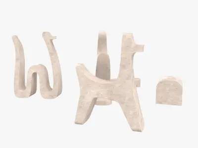 Safari by Monitillo 1980 decorative objects 3D model