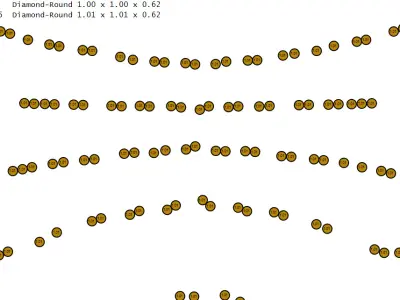 Gold Luxury Pendant 3D print model