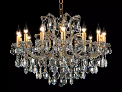 775153 Champa Osgona Chandelier 3D model