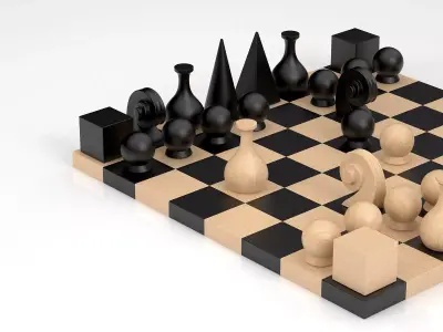 Man-Ray Chess 3D model