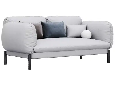 Tarantino Sofa 200 By Ghidini1961 3D model