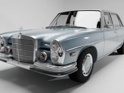 Mercedes Benz 300 SEl 6 3 Low-poly 3D model