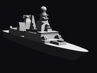 Horizon class frigate 3D print model