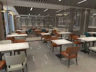 Restaurant 5 3D model