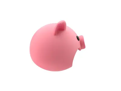 Pig Head 3D model purchase