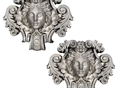 Decorative Ornamental 45 3D model
