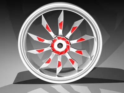 Simple Star Rim Free low-poly 3D model