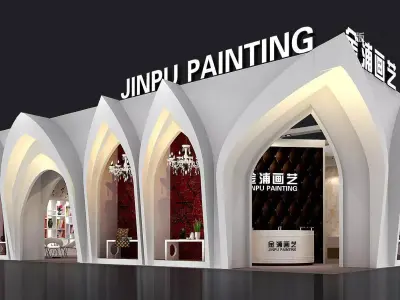Exhibition - Area - 16X9-3dmax2012-04 3D model