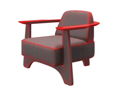 Mater Legacy armchair 3D model