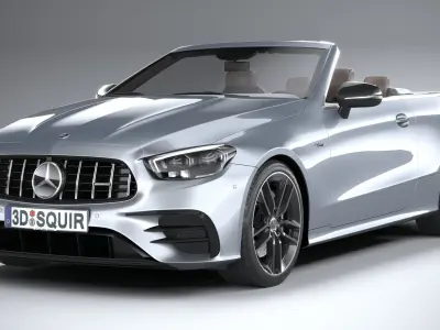 Mercedes E53 Cabrio AMG 2021 3D model