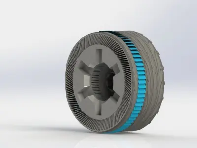 project hankook hyblade test 1 no blades 3D model