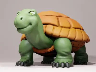 Stylized Turtle  3D model
