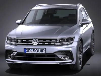 Volkswagen Tiguan R 2017 3D model