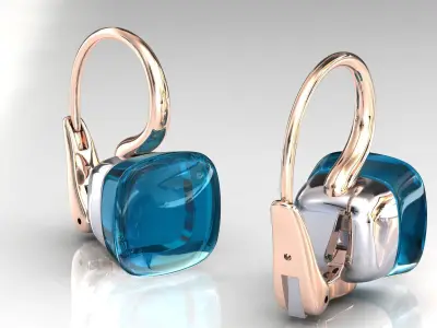 Nudo Classic Earrings 3D print model