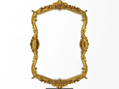 5 carved frames set 3D Model Pack 2