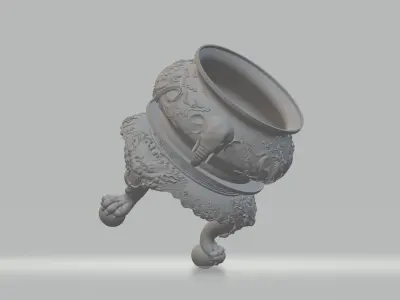 Chinese Ding Furnace Incense 3D print model