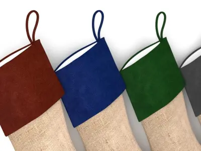 Christmas Stocking V1 3D model