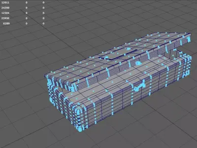 WOODEN JEWL BOX 3D model