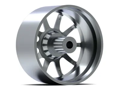 Braid Fullrace A 3D Print 1-24 Scale  3D print model