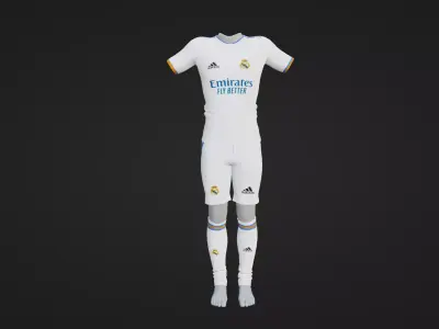 Real Madrid Sportwear Low-poly 3D model