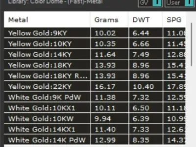 gold earring ge0003 3D print model