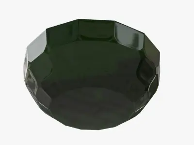 Glass bowl decorative 3D model