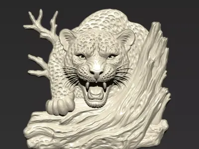 Attacking Leopard A72 3D print model