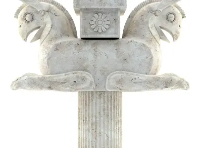 Persian column 03 3D model