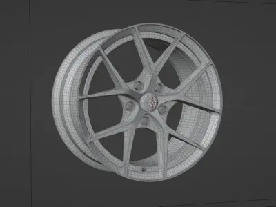 Gisa Wheels YA109 3D model